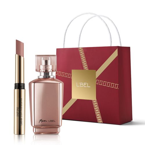 Set Perfume de Mujer Mon L'BEL 50ml + Lápiz Labial Ácido Hialurónico