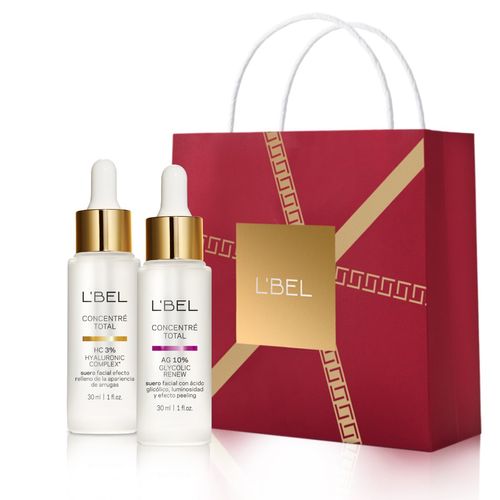 Set Concentré Hyaluronic Complex,Concentré Glycolic Renew y bolsa de regalo.