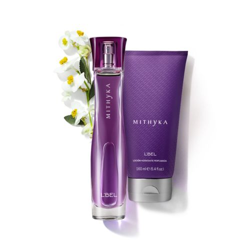 Set perfume de mujer Mithyka 50ml + loción humectante 160ml